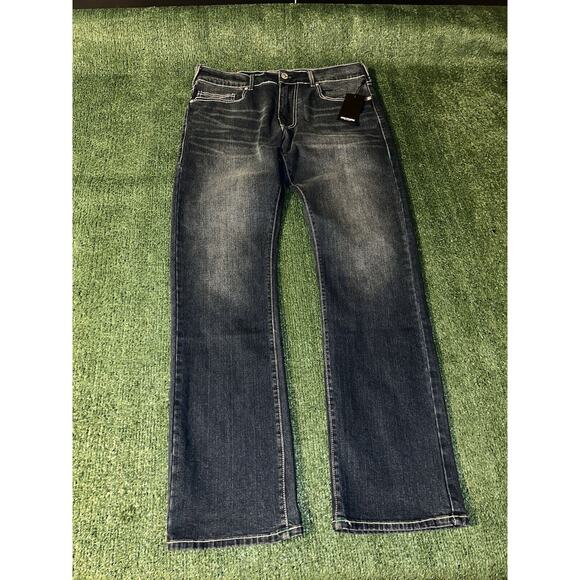 True Religion Ricky SN Medium Harvest Wash Jeans Size 33x34 Relaxed Straight - Picture 5 of 13